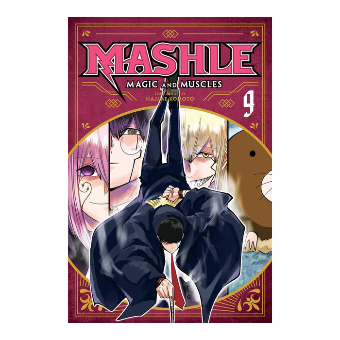Mashle Magic and Muscles Volume 09 Manga Book Front Cover