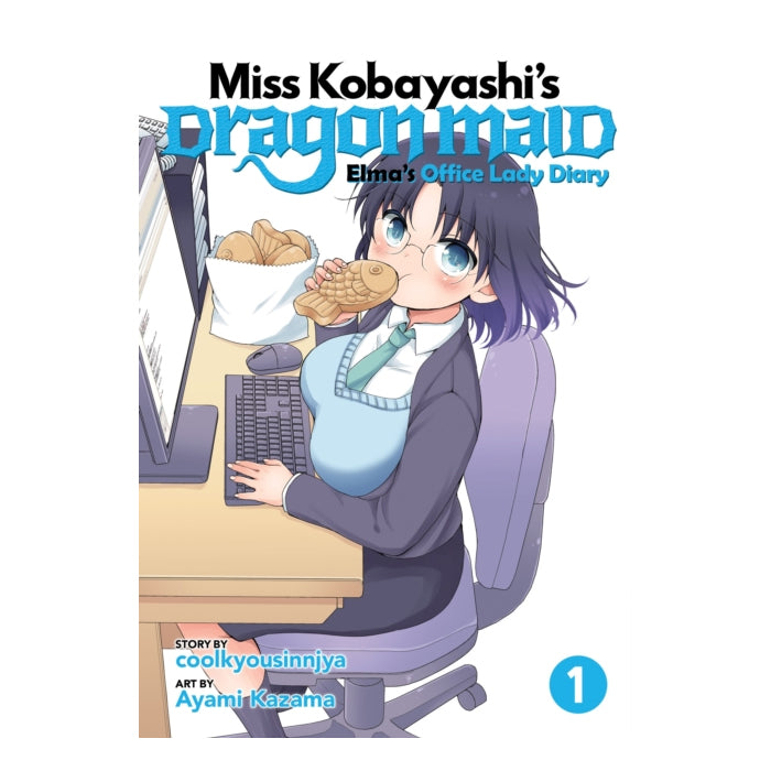Miss Kobayashi's Dragon Maid Elma's Office Lady Diary Volume 01 Manga Book Front Cover