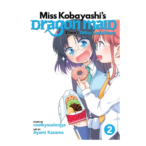 Miss Kobayashi's Dragon Maid Elma's Office Lady Diary Volume 02 Manga Book Front Cover