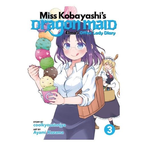 Miss Kobayashi's Dragon Maid Elma's Office Lady Diary Volume 03 Manga Book Front Cover