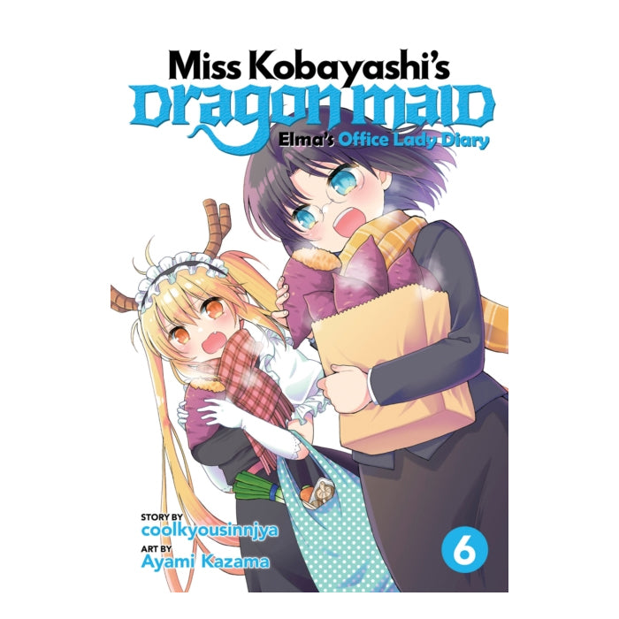Miss Kobayashi's Dragon Maid Elma's Office Lady Diary Volume 06 Manga Book Front Cover
