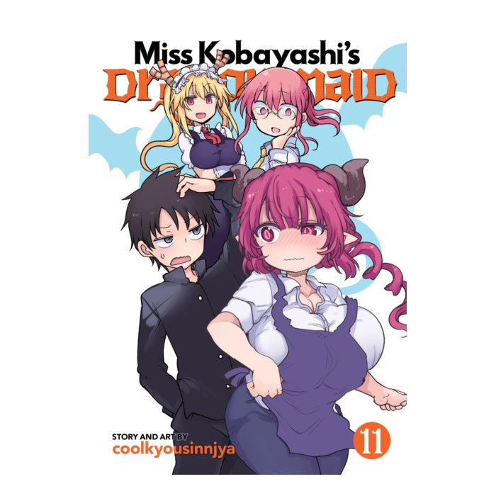 Miss Kobayashi's Dragon Maid Volume 11 Manga Book Front Cover