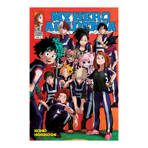 My Hero Academia Volume 4 Manga Book Front Cover