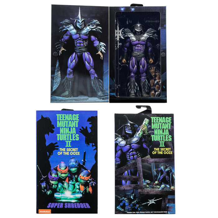 NECA TMNT Figure - Super Shredder (Turtles II The Secret Of The Ooze Movie) packaging