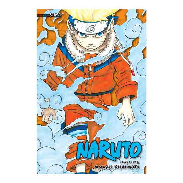 Naruto 3 in 1 Volume 1-3 Manga Book Front Cover