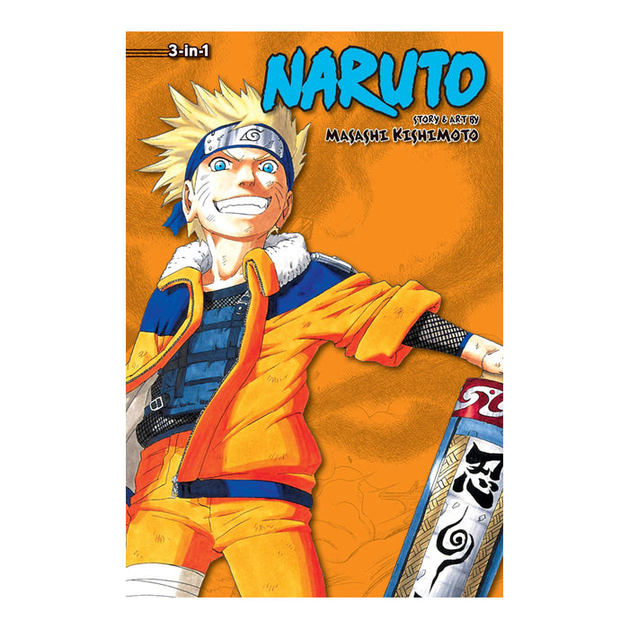Naruto 3 in 1 Volume 10-12 Manga Book Front Cover