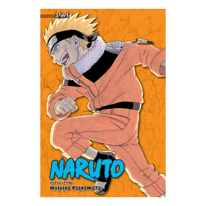Naruto 3 in 1 Volume 16-18 Manga Book Front Cover