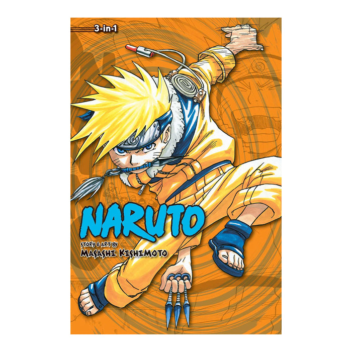 Naruto 3 in 1 Volume 4-6 Manga Book Front Cover