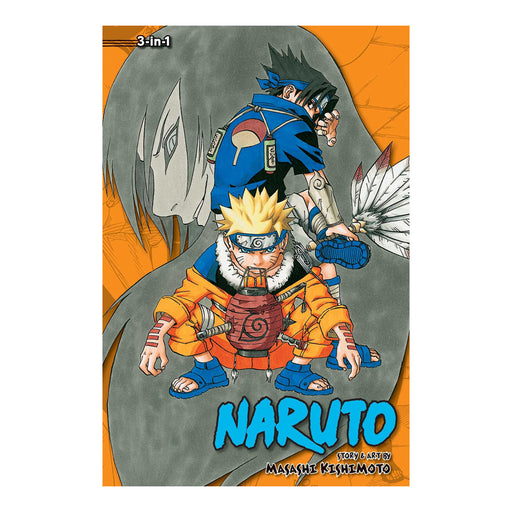 Naruto 3 in 1 Volume 7-9 Manga Book Front Cover