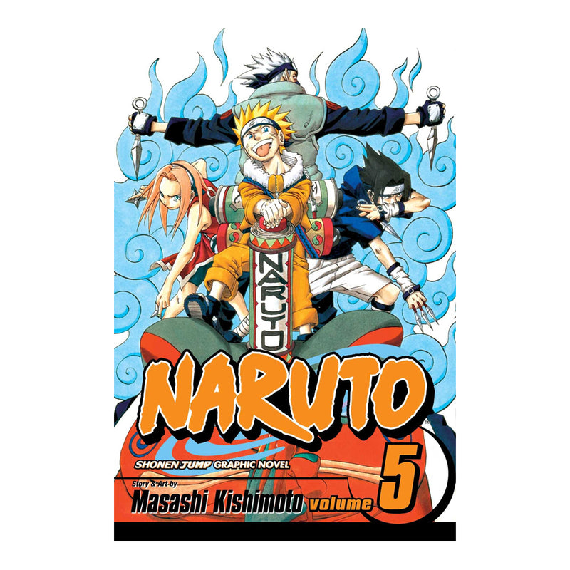 Naruto Volume 05 Manga Book Front Cover