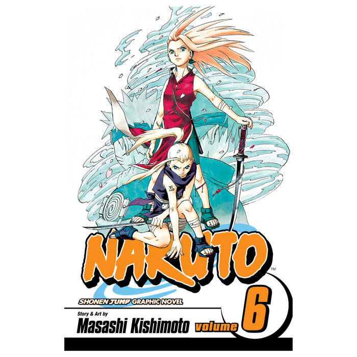 Naruto Volume 06 Manga Book Front Cover