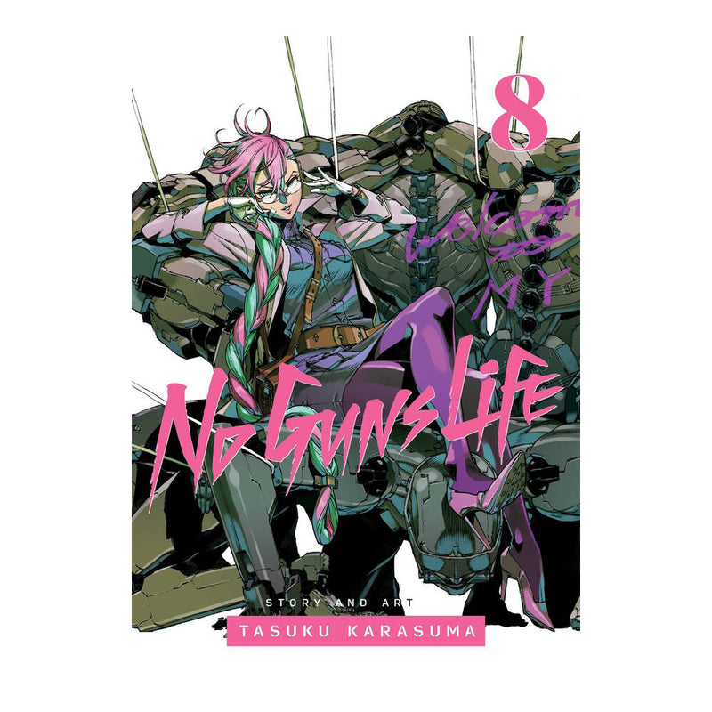 No Guns Life Volume 8 Manga Book Front Cover