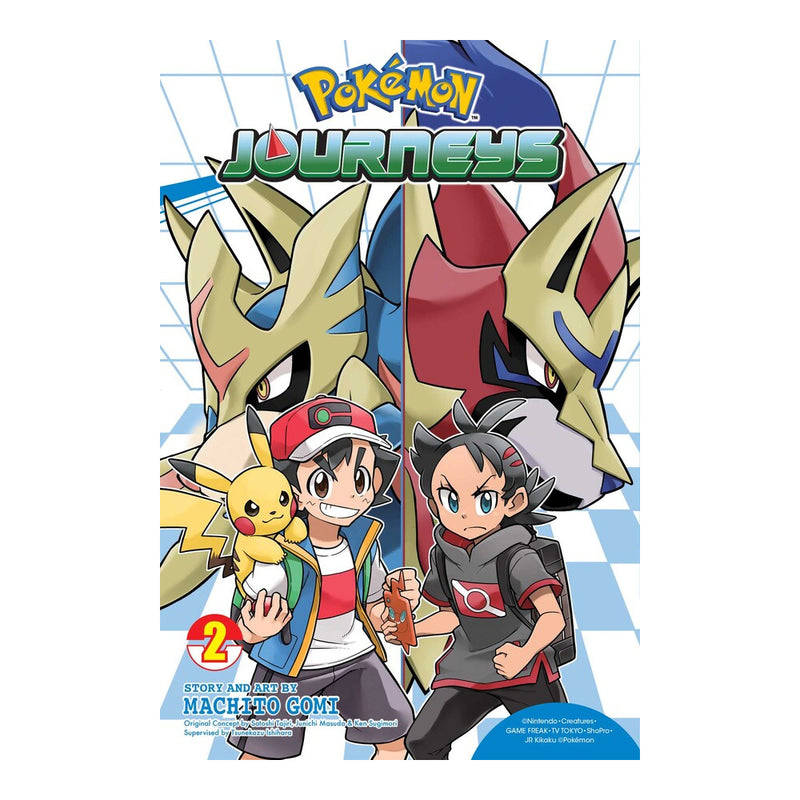 Pokemon Journeys Volume 02 Manga Book Front Cover