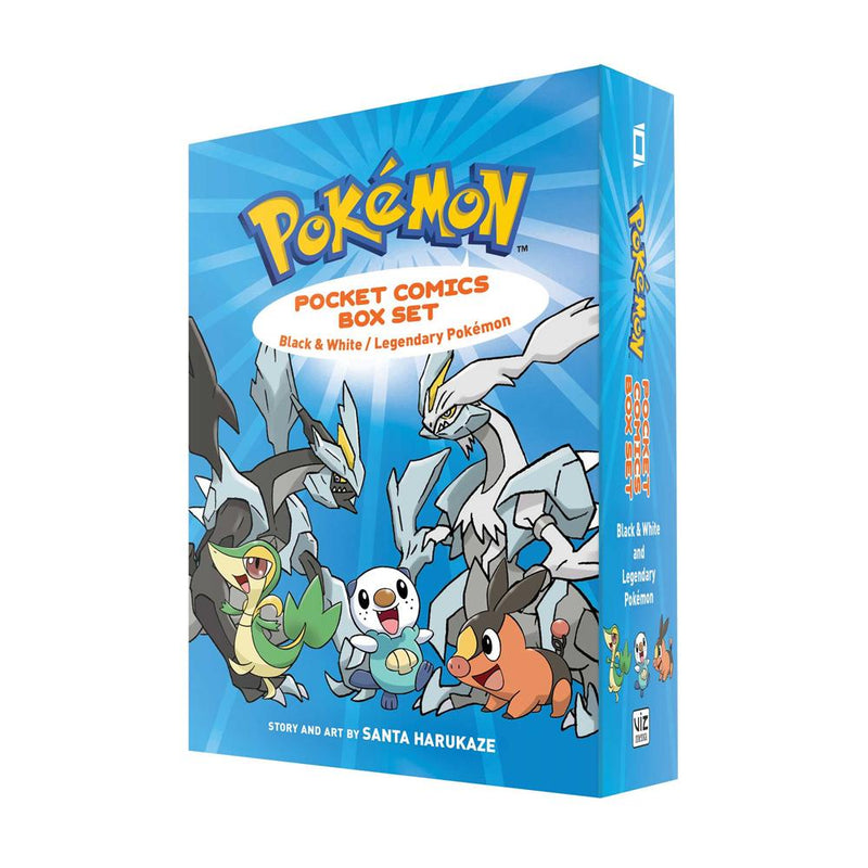 Pokémon Pocket Comics Box Set Black & White Legendary Pokemon