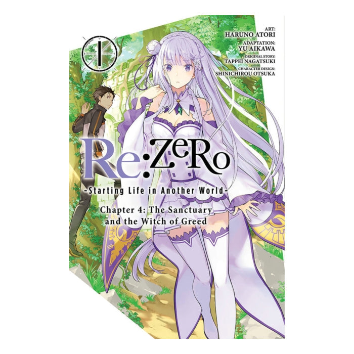 Re ZERO - Starting Life in Another World  Chapter 4 Volume 01 Manga Book Front Cover