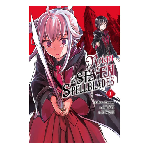 Reign of the Seven Spellblades Volume 01 Manga Book Front Cover