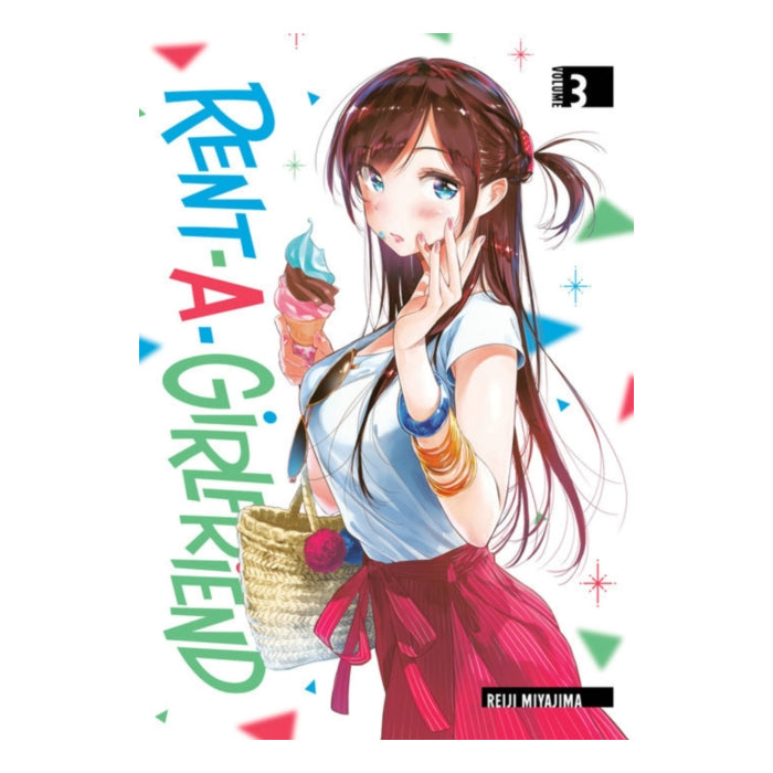 Rent A Girlfriend Volume 03 Manga Book Front Cover