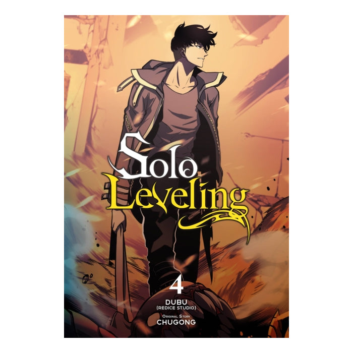 Solo Leveling vol 4 Manga Book front cover