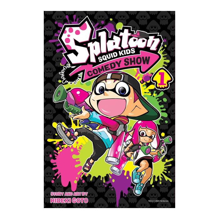 Splatoon Squid Kids Comedy Show Volume 01 Manga Book Front Cover