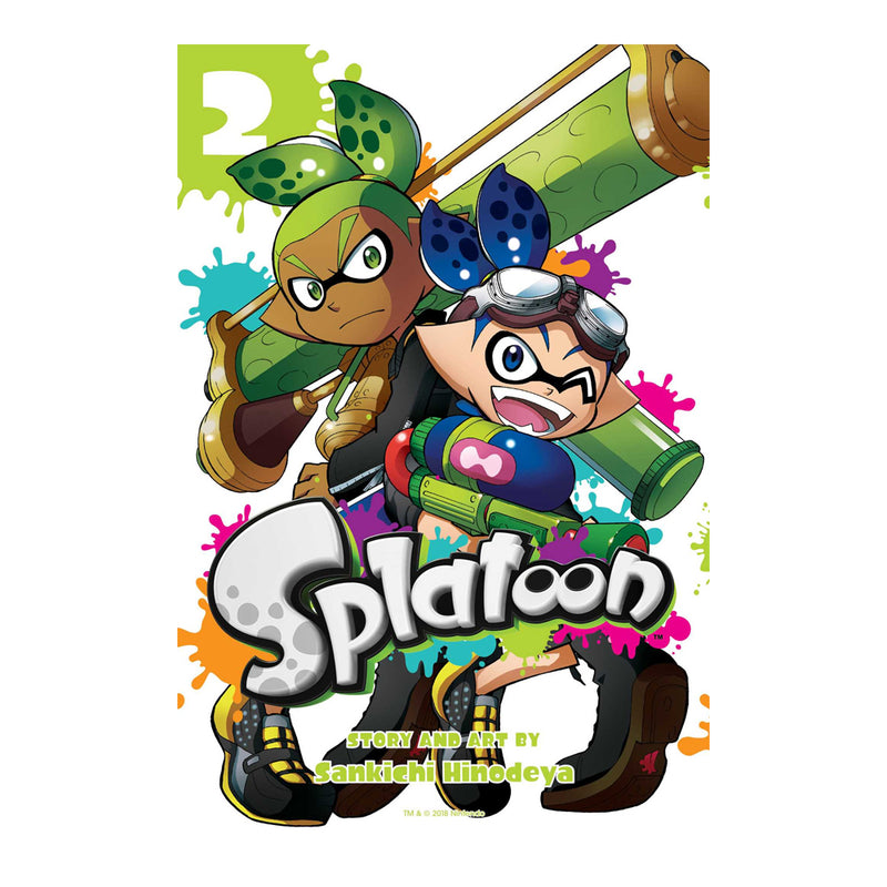 Splatoon Volume 02 Manga Book Front Cover