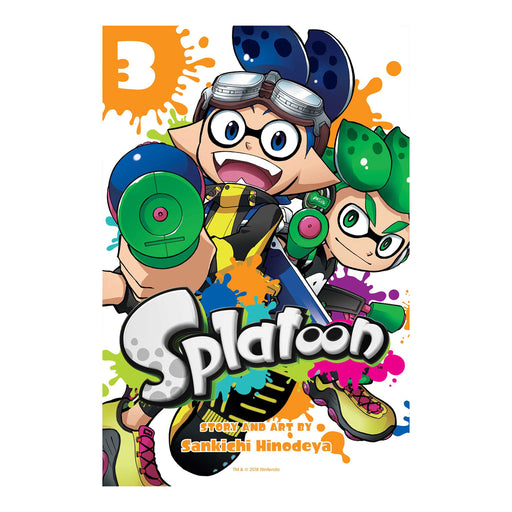 Splatoon Volume 03 Manga Book Front Cover