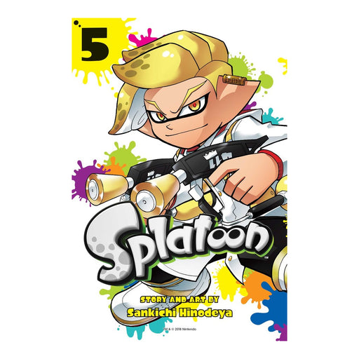 Splatoon Volume 05 Manga Book Back Cover