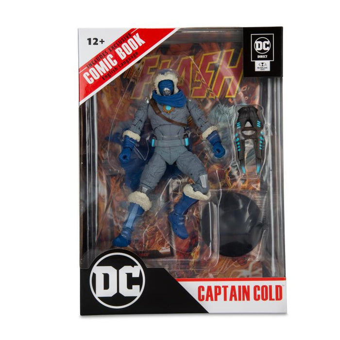 The Flash Page Punchers 7 inch Captain Cold Figure with Comic image 8