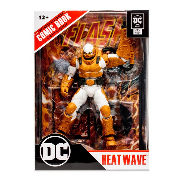 The Flash Page Punchers 7 inch Heat Wave Figure with Comic image 8