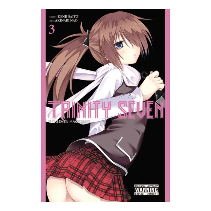 Trinity Seven The Seven Magicians Volume 03 Manga Book Front Cover