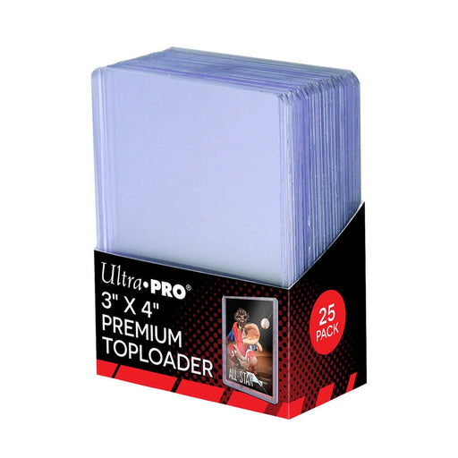 Ultra Pro - 3 x 4 Inch Toploaders Super Clear Premium 25 Pack