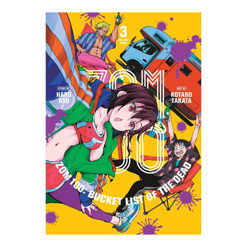 Zom 100 Bucket List Of The Dead Volume 03 Manga Book Front Cover